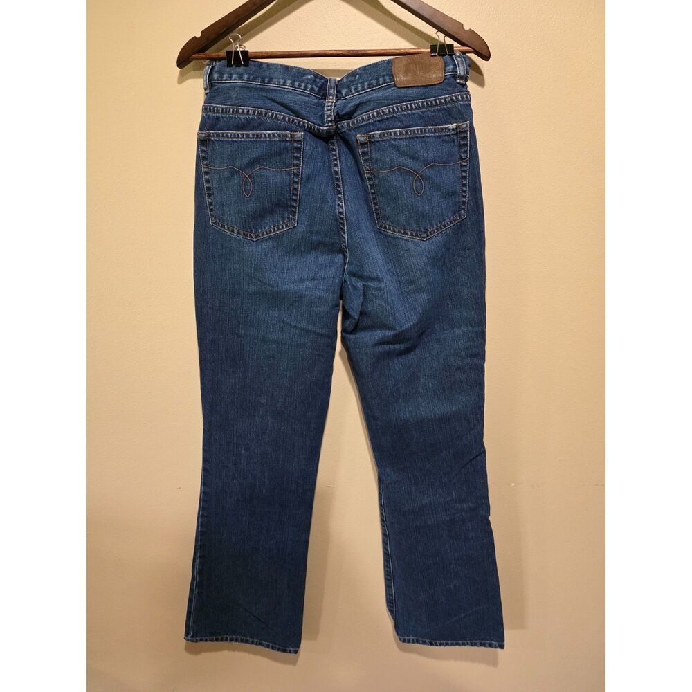 Vintage Lauren Jeans Co Ralph Lauren Bootcut Jeans Women's Size 8 USA 90s Denim - Picture 3 of 8